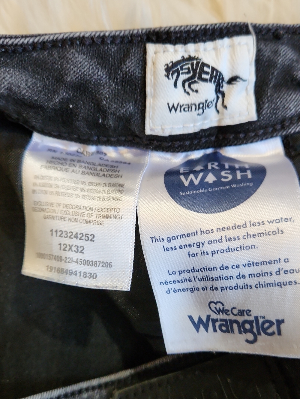 Wrangler High Rise Bold Boot Cut Faded Black Womens Jeans - Picture 6 of 8